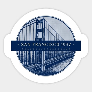 SAN FRANCISCO 1937 Sticker